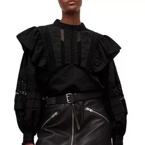 All Saints BRODERIE TOP